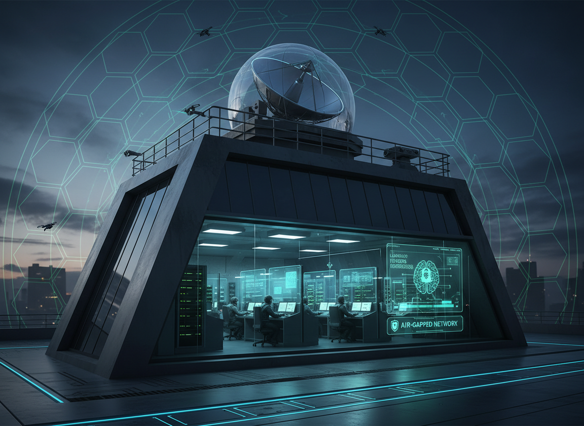 Secure facility with air-gapped systems