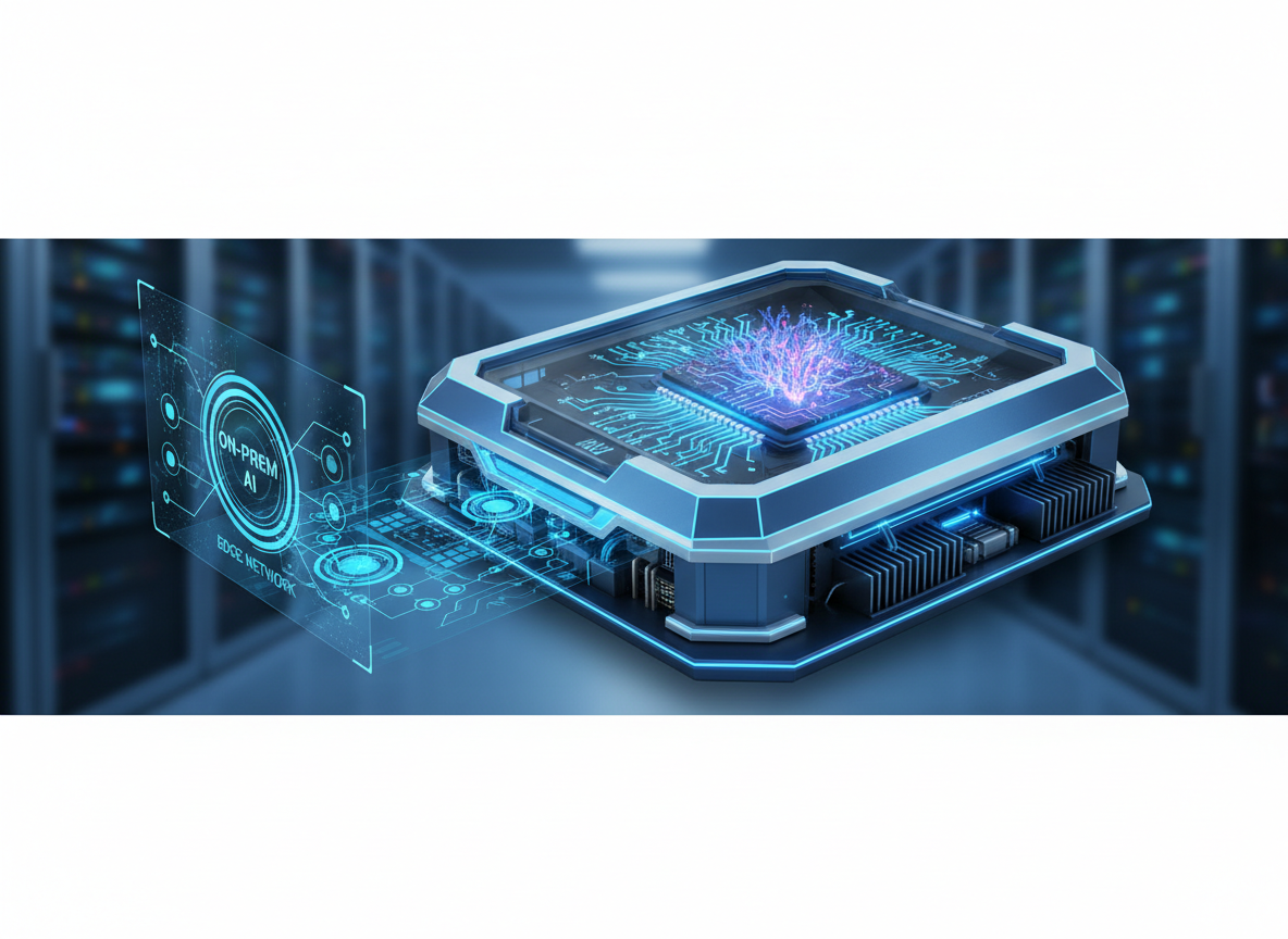 Powerful computer hardware with AI chip architecture and local processing